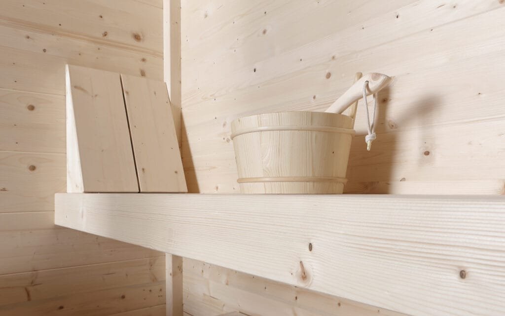 Sauna Honey Colacril per area wellness, immagine alternativa della collezione