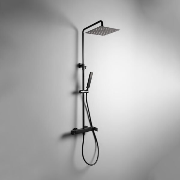 Colonna doccia meccanica Nero Matt  Angelica Tamanaco