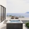 Minipiscina Spa vasca idromassaggio da esterno 210x210xh90 cm Thermae Colacril