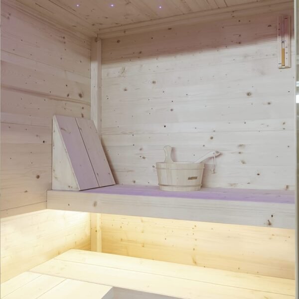 Sauna Honey Colacril per area wellness, vista alternativa 1 della collezione