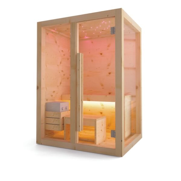 Sauna Honey Colacril per area wellness, vista principale della collezione