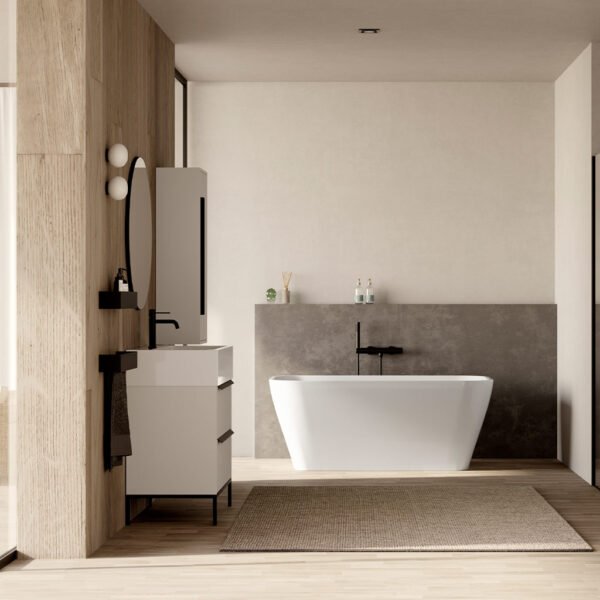Vasca da bagno freestanding 150x80 cm Pisa Colacril per arredo bagno – Tuttidea