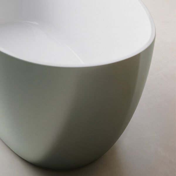 Vasca da bagno freestanding 170x82 cm Capri Colacril vista prospettica per arredo bagno – Tuttidea