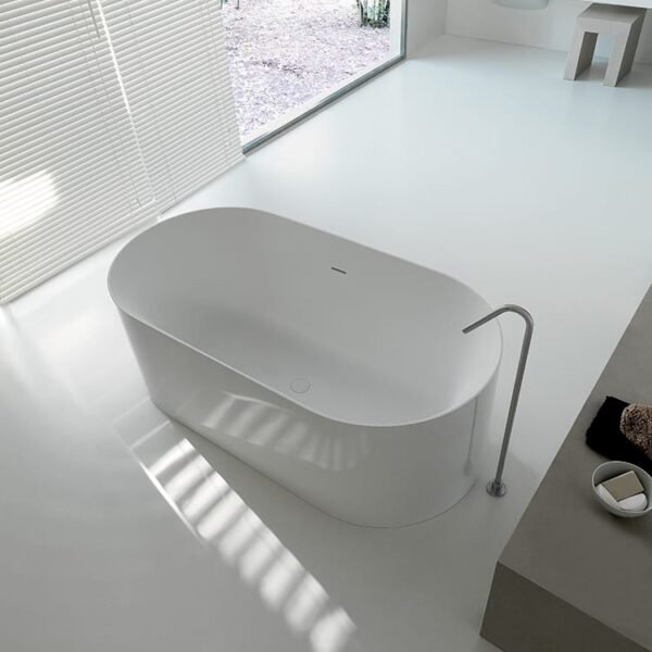 Vasca da bagno freestanding ovale 160×80 cm Atmosfere Colacril per arredo bagno – Tuttidea