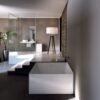 Vasca da bagno freestanding quadrata Atmosfere Colacril per arredo bagno – Tuttidea