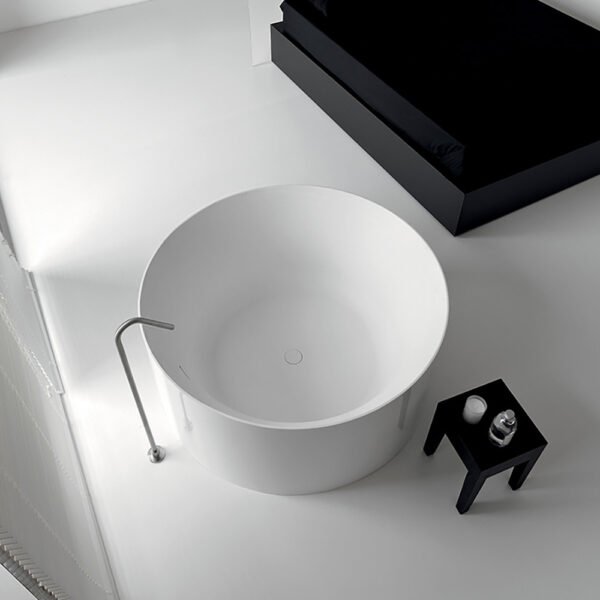 Vasca da bagno freestanding tonda Atmosfere Colacril per arredo bagno – Tuttidea