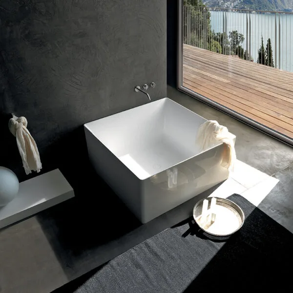 Vasca da bagno Freestanding Quadrata 120X120 cm Atmosfere Colacril