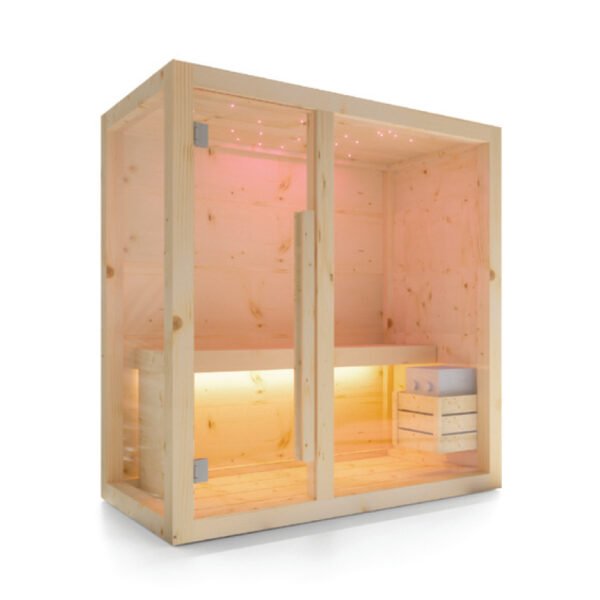 Sauna Honey Colacril 200x100xH206 cm, cabina sauna per area wellness