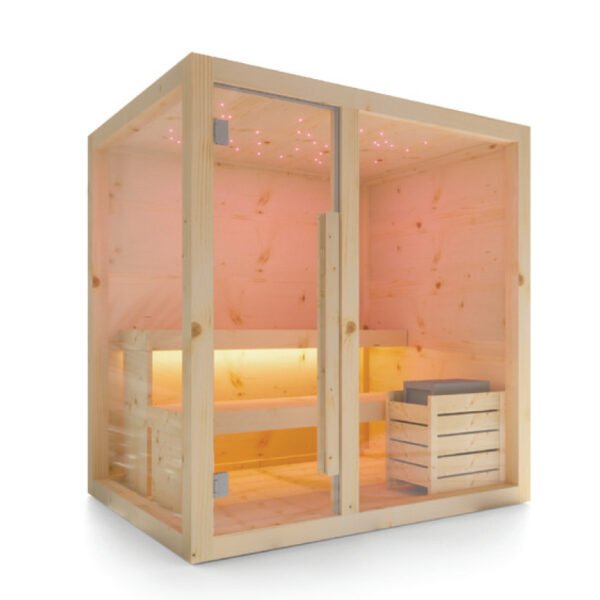 Sauna Honey Colacril 200x150xH206 cm, cabina sauna per area wellness