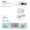 Vasca da bagno Pega Colacril per arredo bagno – Tuttidea