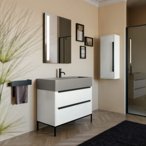 Camaleo #2 lavabo in ceramica con mobile Acquaceramica Colavene