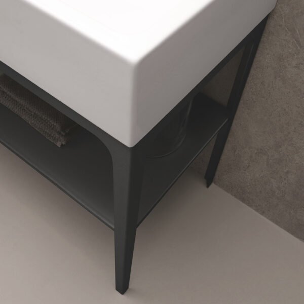 Mobile bagno completo con lavabo in ceramica Collezione Camaleo 5 Acquaceramica Colavene, vista alternativa, per arredo bagno – Tuttidea