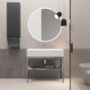 Mobile bagno completo con lavabo in ceramica Collezione Camaleo 5 Acquaceramica Colavene, vista principale, per arredo bagno – Tuttidea