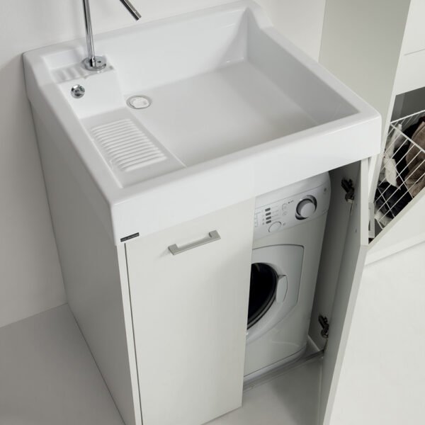 Mobile lavatoio coprilavatrice Domestica On Colavene per arredo lavanderia – Tuttidea