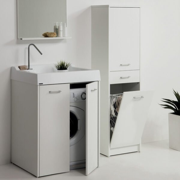 Mobile lavatoio coprilavatrice Domestica On Colavene per arredo lavanderia – Tuttidea