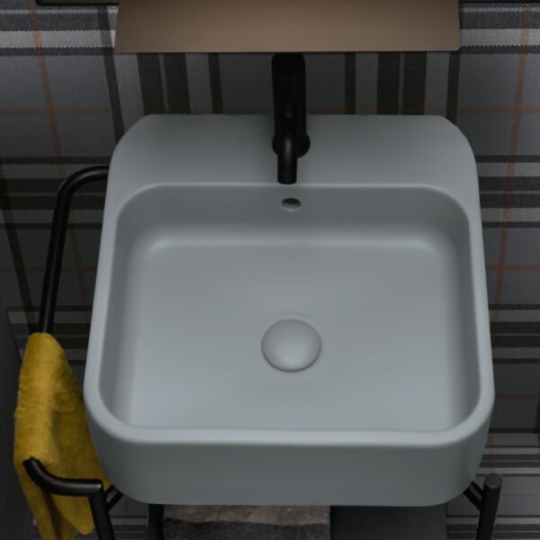 Lavabo in ceramica Cosa AXA 48×48 cm, vista alternativa