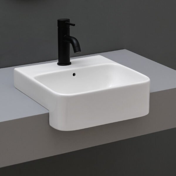 Lavabo da appoggio 25×36 cm in ceramica Collezione Normal 01S AXA per arredo bagno – Tuttidea