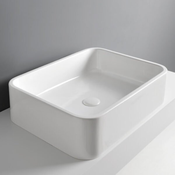Lavabo da appoggio in ceramica Cosa AXA 60×45 cm