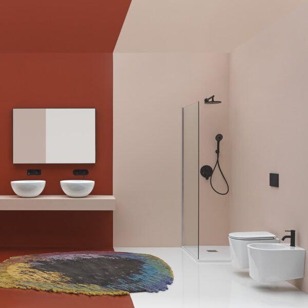 Lavabo da appoggio DP 200 AXA Ceramica in ceramica, vista alternativa 1, arredo bagno – Tuttidea