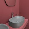 Lavabo da appoggio H14 cm Wild in ceramica AXA, immagine principale, per arredo bagno – Tuttidea
