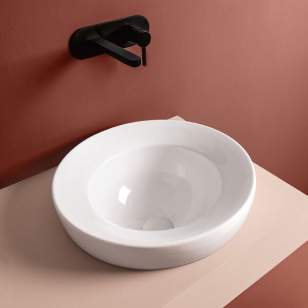 Lavabo da incasso DP 70 AXA Ceramica in ceramica, immagine principale, arredo bagno – Tuttidea