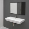 Lavabo sospeso, da appoggio o incasso in ceramica Collezione Normal AXA per arredo bagno – Tuttidea