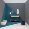 Mobile bagno a terra 140 cm con lavabo in ceramica Cosa AXA, vista aggiuntiva