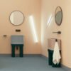 Mobile bagno a terra Plug con lavabo Cosa H.35 AXA in ceramica, altra vista