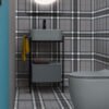 Mobile bagno a terra 60 cm con lavabo in ceramica Cosa AXA
