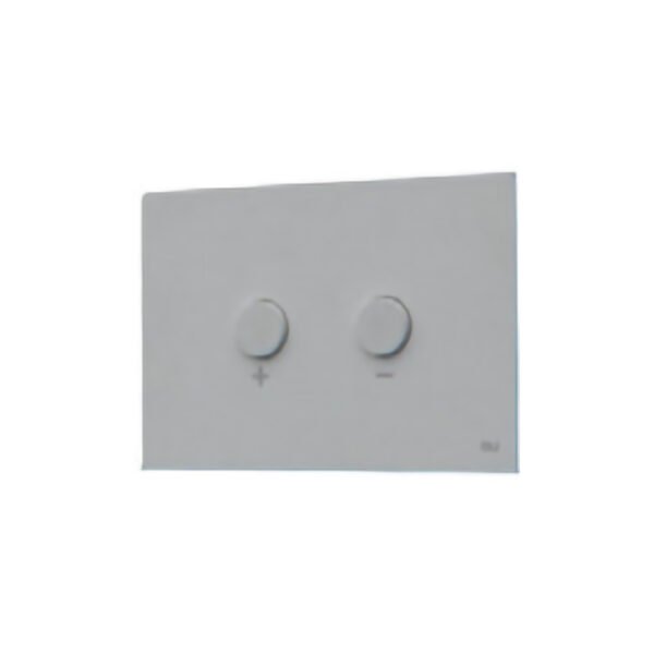 Placca di comando WC a doppio scarico AXA Ceramica BA216621, finitura Bianco Matt, arredo bagno