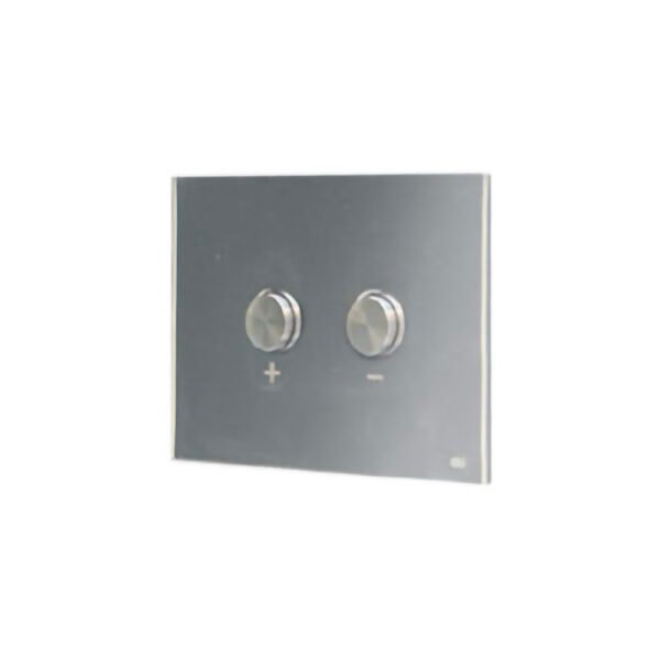 Placca di comando WC a doppio scarico AXA Ceramica BA154963, finitura Cromo, arredo bagno