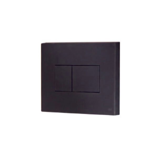 Placca di comando WC a doppio scarico AXA Ceramica BA641015, finitura Nero Matt, arredo bagno