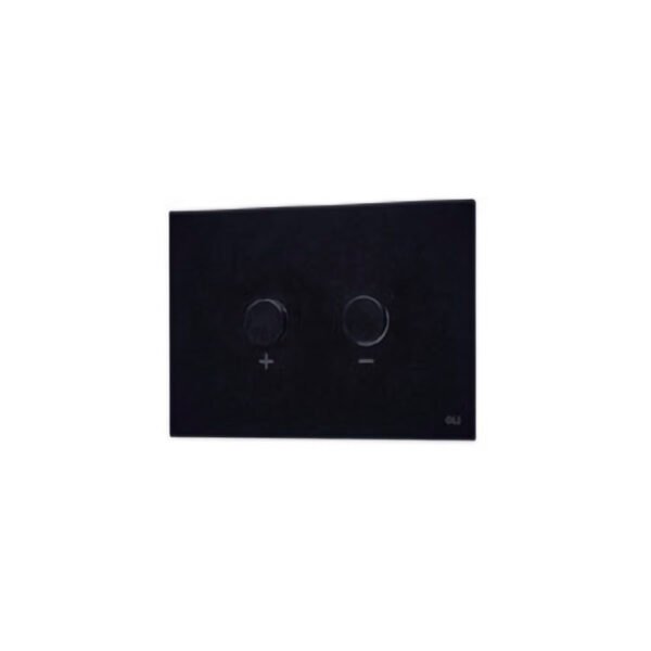 Placca di comando WC a doppio scarico AXA Ceramica BA878489, finitura Nero Matt, arredo bagno
