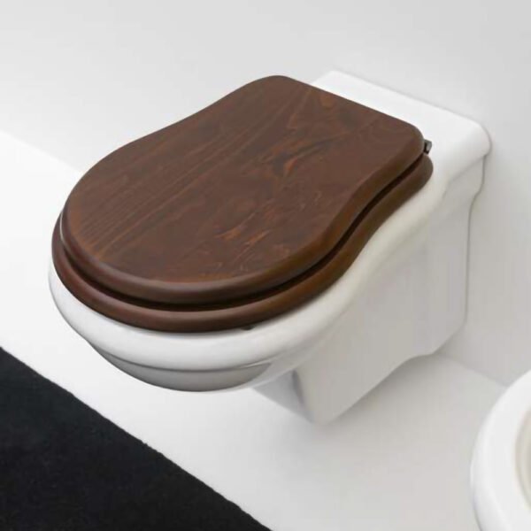 Vaso e bidet sospesi in ceramica Contea AXA, vista alternativa 5, per arredo bagno – Tuttidea
