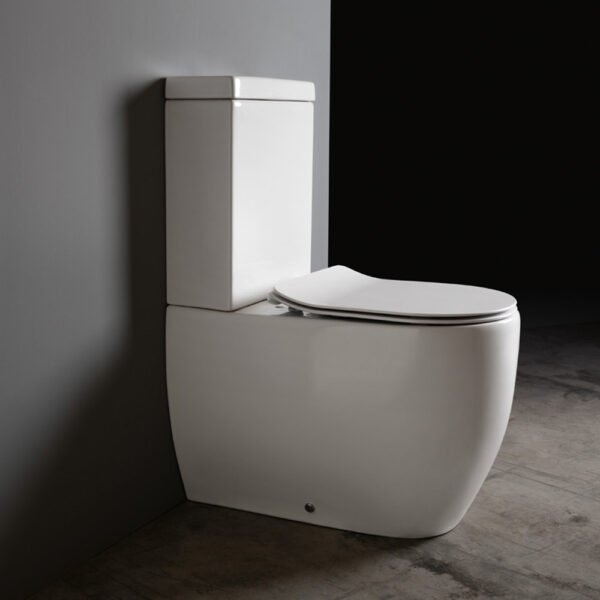 Vaso monoblocco in ceramica Glomp AXA per arredo bagno – Tuttidea