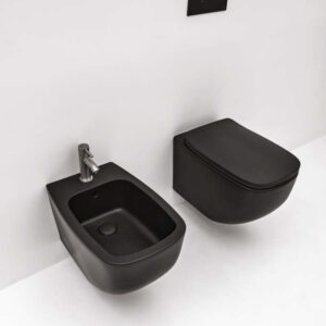 Vaso e bidet sospesi Collezione White jam AXA ceramica