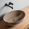 Lavabo da appoggio ovale in ceramica Collezione Decus AXA per arredo bagno – Tuttidea