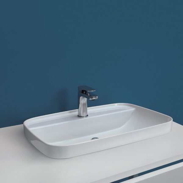 Lavabo da incasso in ceramica 60x43 cm Tribeca Kerasan per arredo bagno – Tuttidea