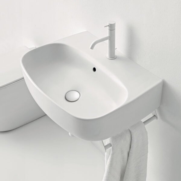 Lavabo sospeso in ceramica Nolita Kerasan per arredo bagno – Tuttidea