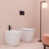 Wc e Bidet a terra in ceramica Collezione Eva AXA per arredo bagno – Tuttidea