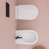 Wc e Bidet a terra in ceramica Collezione Eva AXA vista alternativa per arredo bagno – Tuttidea