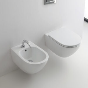 Vaso e bidet sospesi Serie Aquatech Kerasan