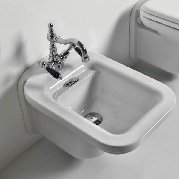 Bidet sospeso in ceramica Waldorf Kerasan per arredo bagno – Tuttidea