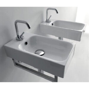 Lavabo sospeso monoforo 45×25 cm Collezione Cento Kerasan