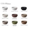 Lavabo da appoggio tondo in ceramica 35 Collezione Cento Kerasan 10 Lavabo da appoggio tondo in ceramica 35 Collezione Cento Kerasan 9