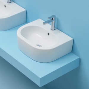 Lavabo d’appoggio 40/50/60/70/90 cm Serie Flo Kerasan