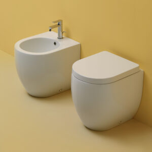 Vaso e bidet terra 48 cm Serie Flo Kerasan