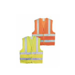 Gilet “Pocket” fluorescente arancione ad alta visibilità taglia unica FT