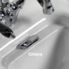Ghiera cromata Waldorf Kerasan dettaglio per arredo bagno – Tuttidea