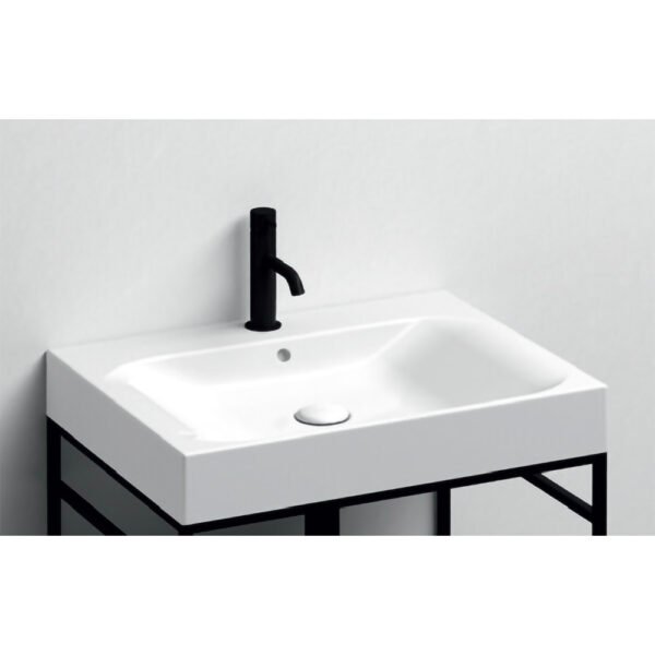Lavabo da appoggio in ceramica 60x45 cm Collezione Cento Kerasan per arredo bagno – Tuttidea